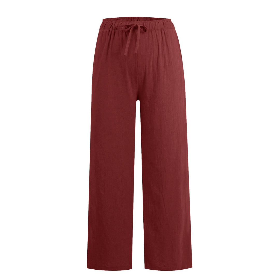 Olivenorma Women's Cotton Linen Wide Leg Pants
