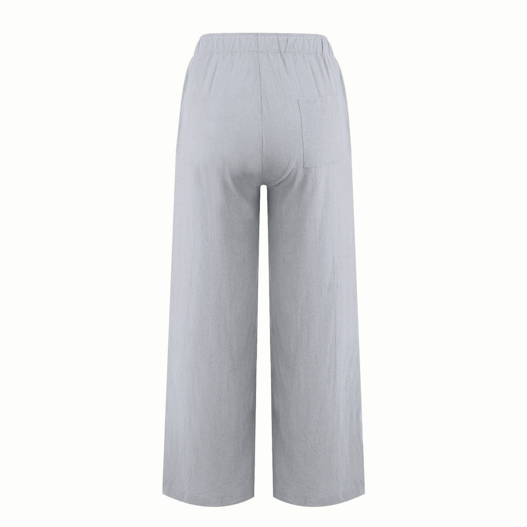 Olivenorma Women's Cotton Linen Wide Leg Pants