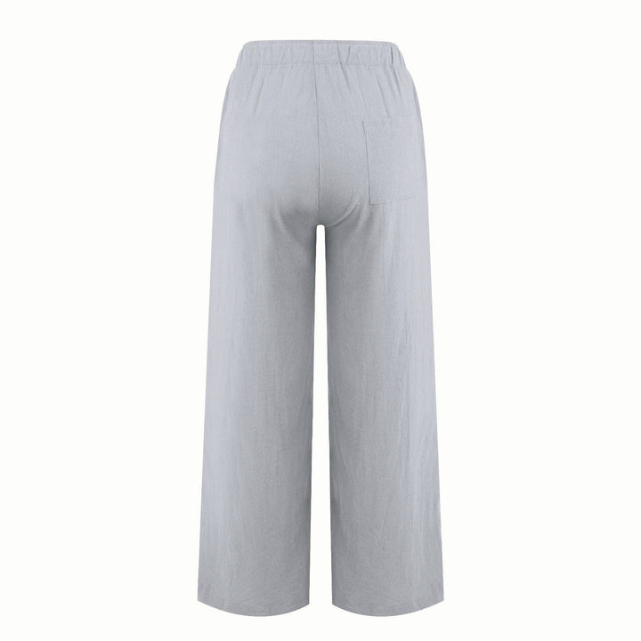 Olivenorma Women's Cotton Linen Wide Leg Pants