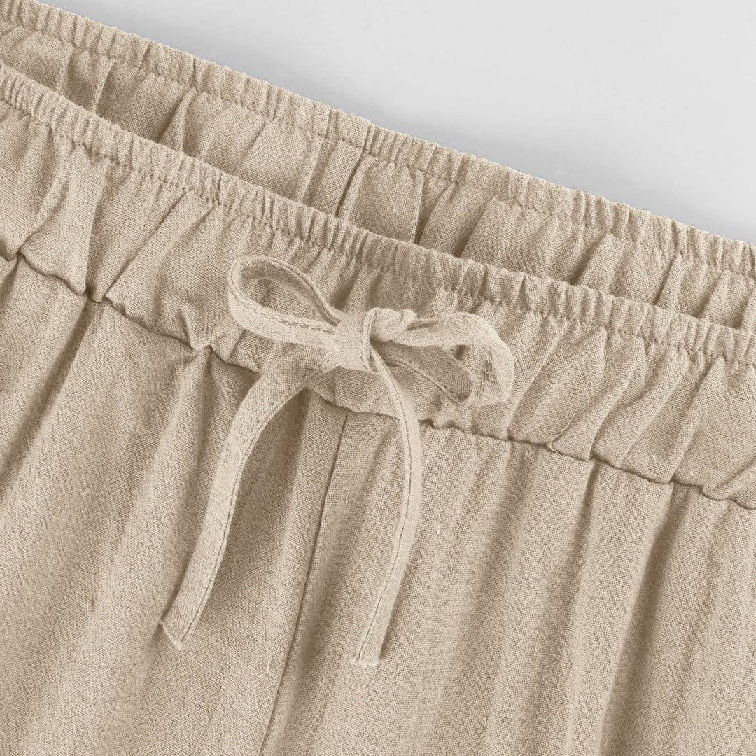 Olivenorma Women's Cotton Linen Wide Leg Pants