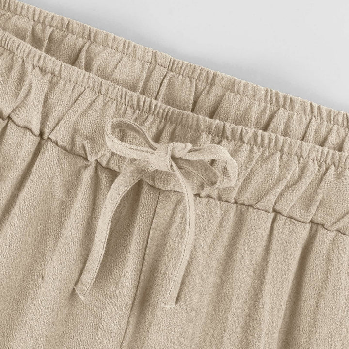Olivenorma Women's Cotton Linen Wide Leg Pants