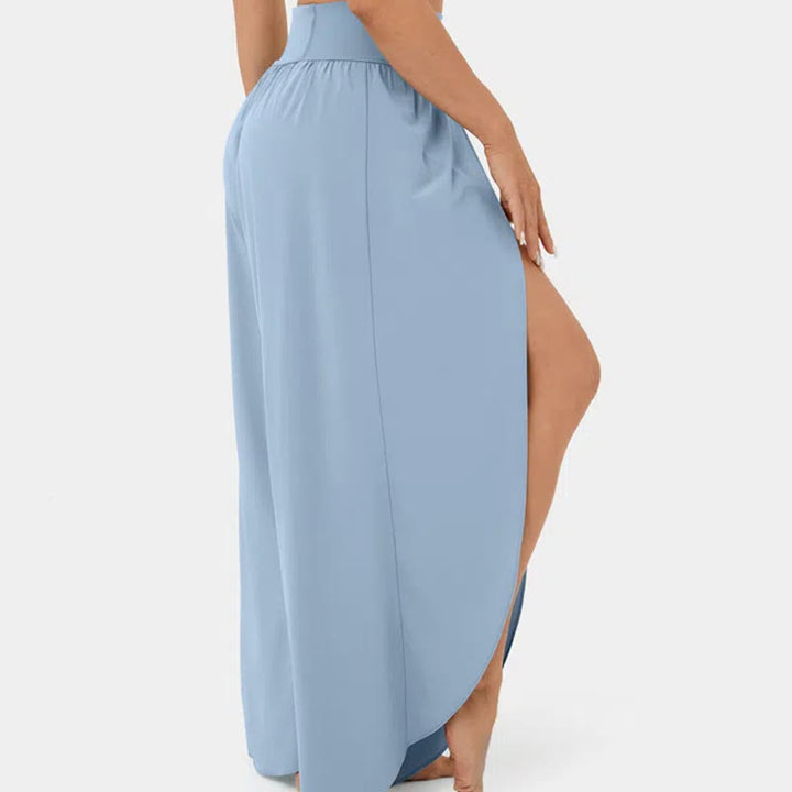 Olivenorma Women's Loose Fit Slit Stretch Yoga Pants