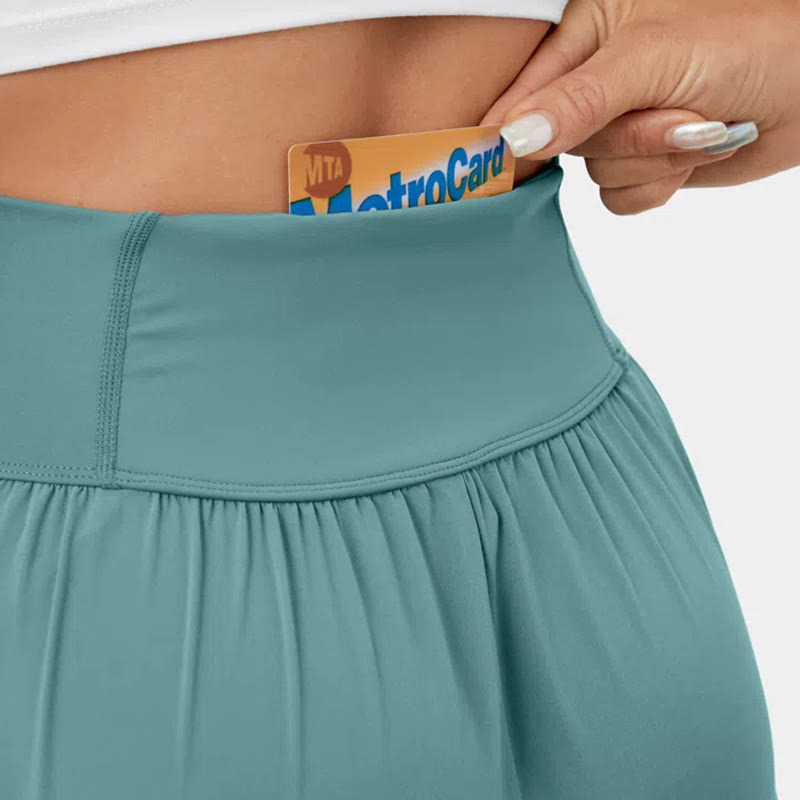 Olivenorma Women's Loose Fit Slit Stretch Yoga Pants