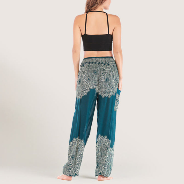 Olivenorma Boho Cuffed Yoga Lounge Pants
