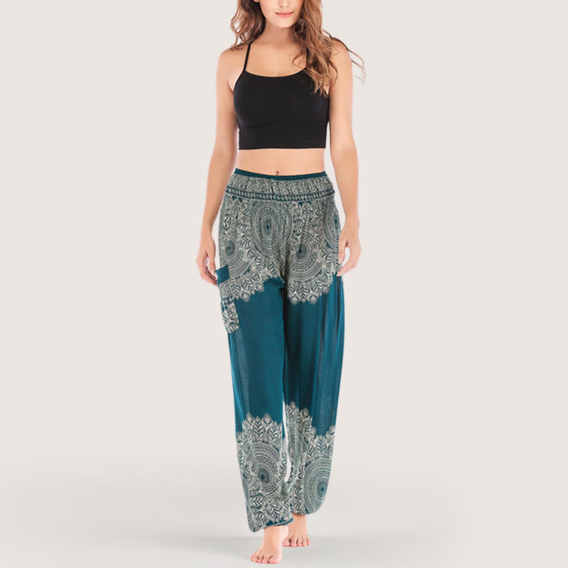 Olivenorma Boho Cuffed Yoga Lounge Pants