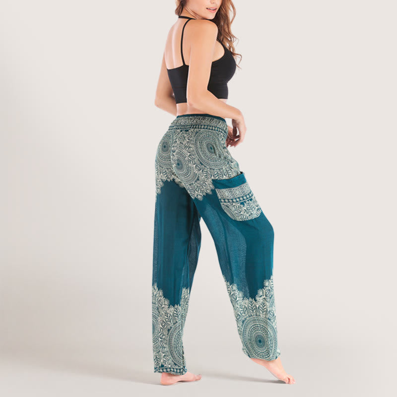 Olivenorma Boho Cuffed Yoga Lounge Pants