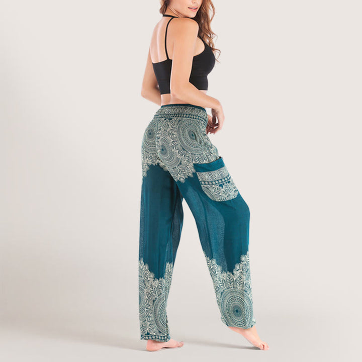 Olivenorma Boho Cuffed Yoga Lounge Pants