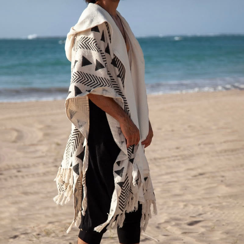 Olivenorma Men's Causal Open Front Hooded Cardigan - image 3