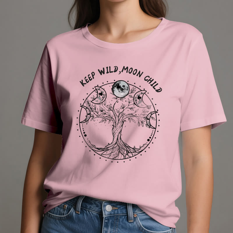 Olivenorma "KEEP WILD, MOON CHILD" Tree of Life Moon Phase T-Shirts - image 15