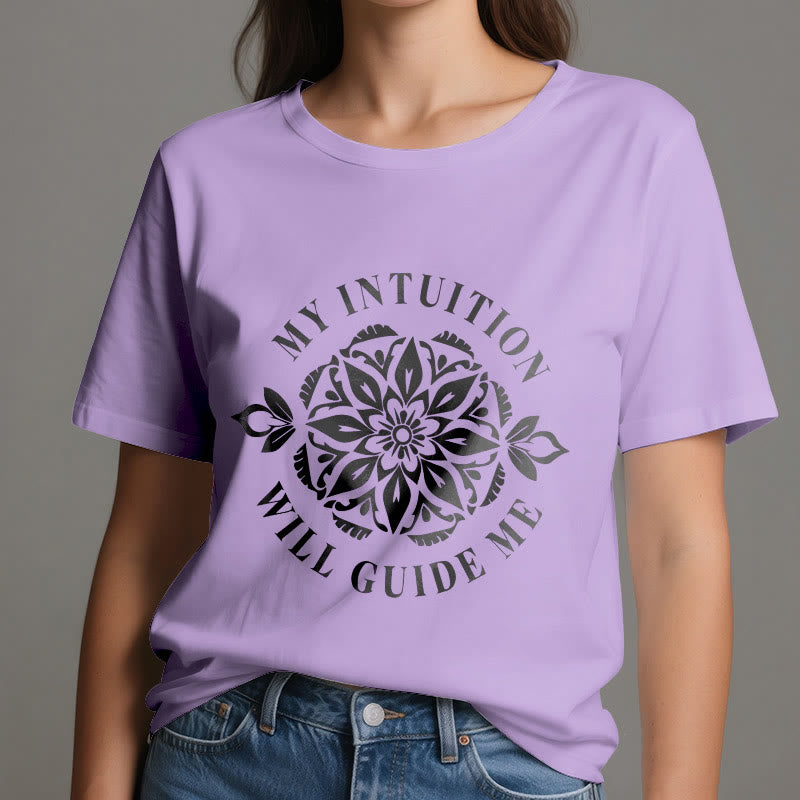 Olivenorma "MY INTUITION WILL GUIDE ME" Floral T-Shirt - image 17
