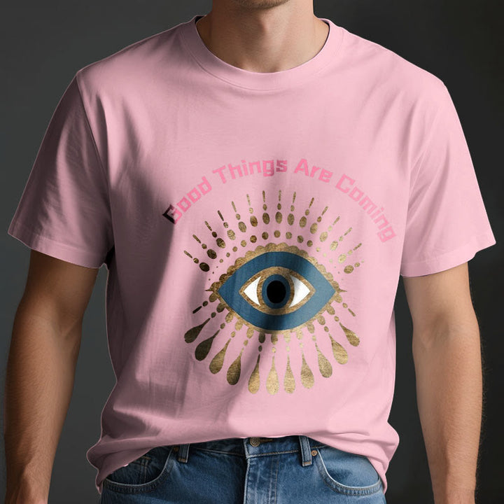 Olivenorma "GOOD THINGS ARE COMING" EVIL EYE T-Shirt - image 4