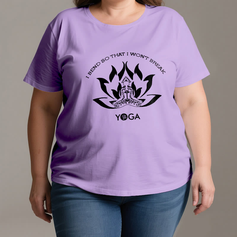 Olivenorma "I Bend So That I Won't Break" Yoga T-Shirt