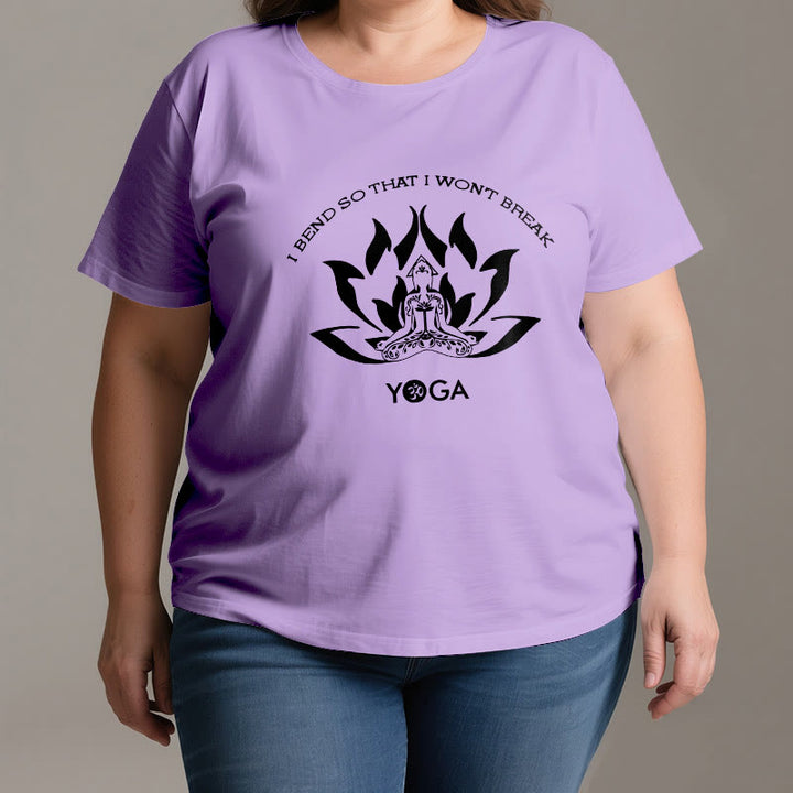 Olivenorma "I Bend So That I Won't Break" Yoga T-Shirt