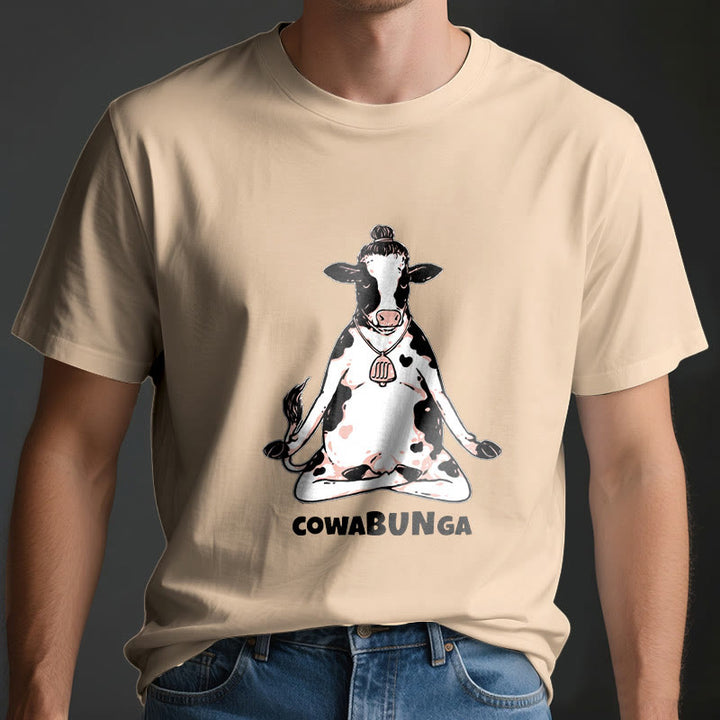Olivenorma "Cowabunga" Yoga Cow T-Shirt