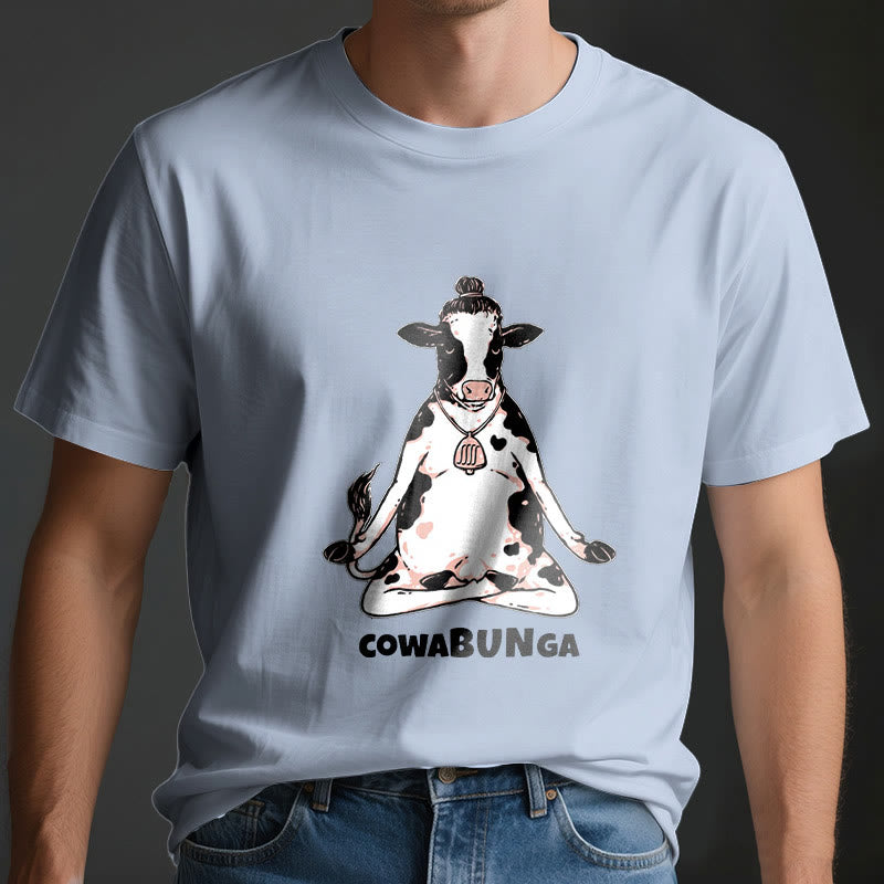 Olivenorma "Cowabunga" Yoga Cow T-Shirt