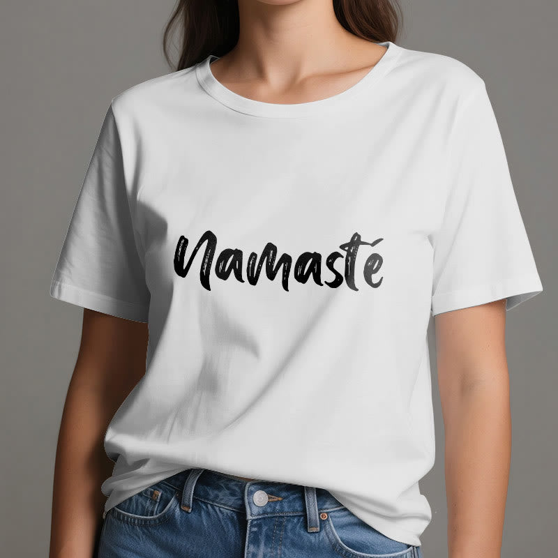 Olivenorma Namaste Yoga Unisex Pilates T-Shirt