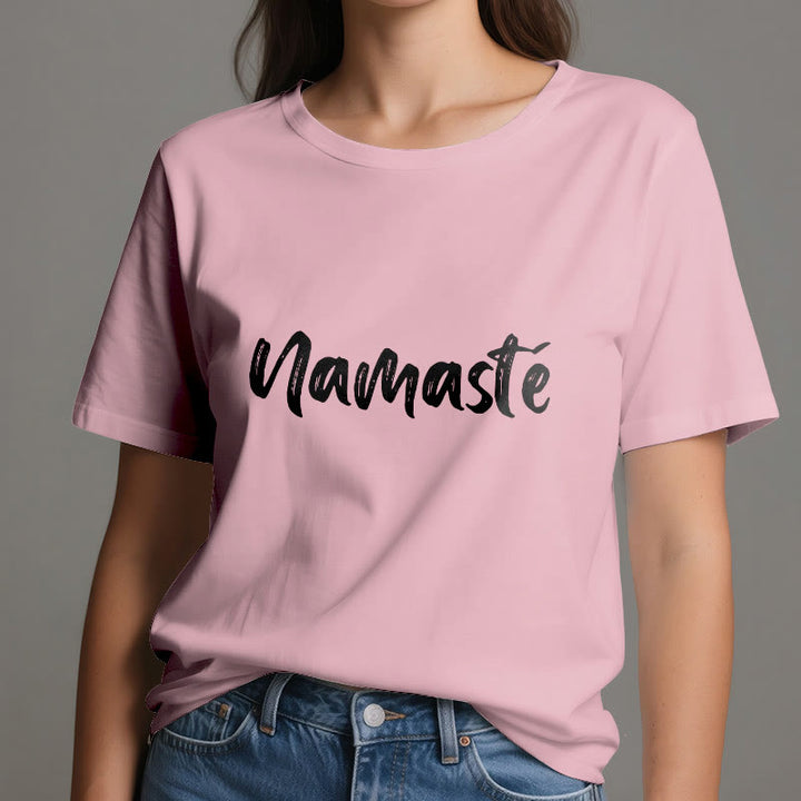 Olivenorma Namaste Yoga Unisex Pilates T-Shirt
