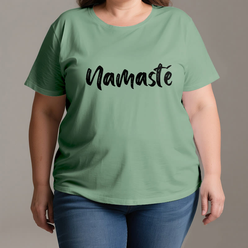 Olivenorma Namaste Yoga Unisex Pilates T-Shirt