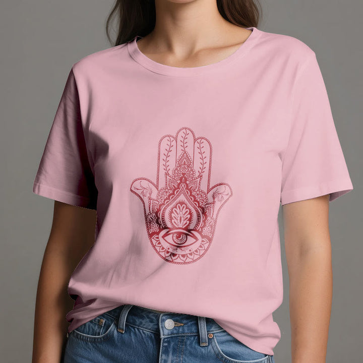 Olivenorma Soft Hamsa cotton T-Shirt