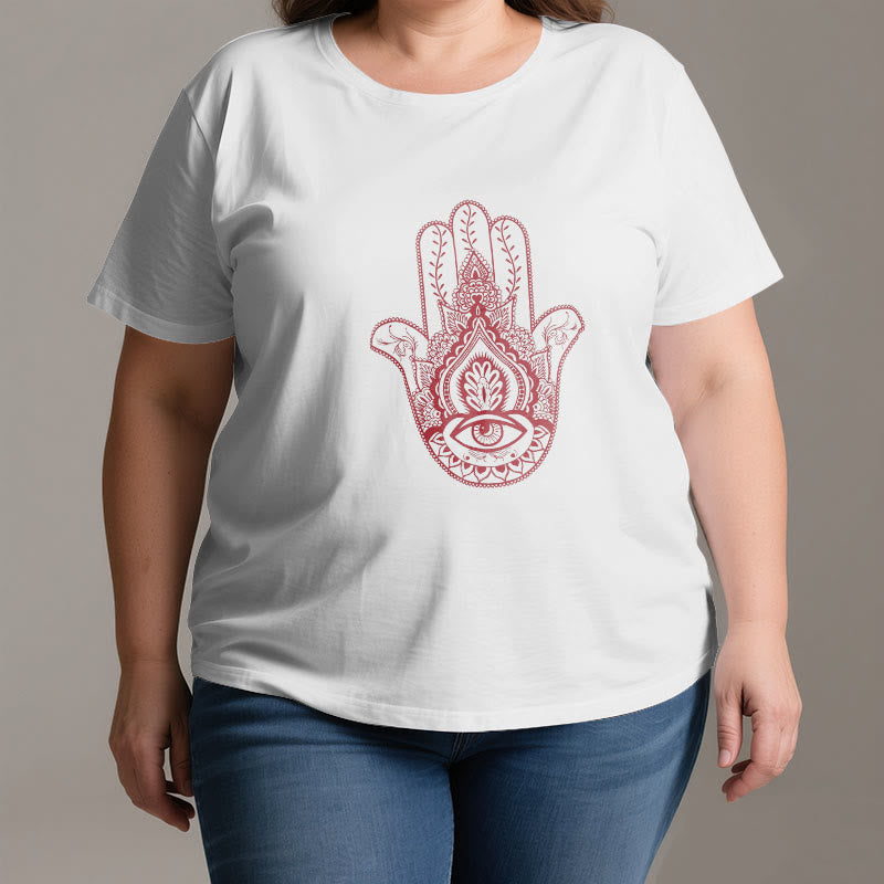 Olivenorma Soft Hamsa cotton T-Shirt