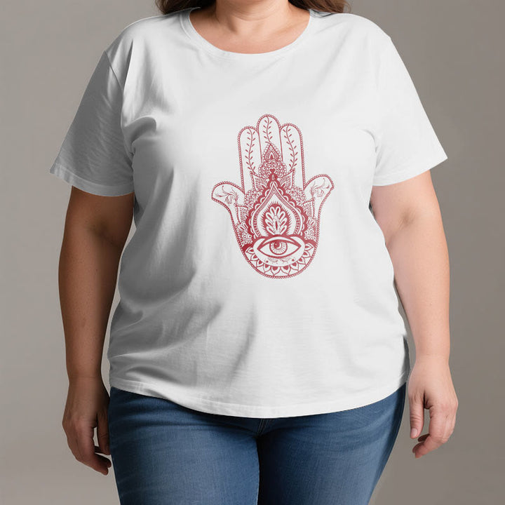 Olivenorma Soft Hamsa cotton T-Shirt