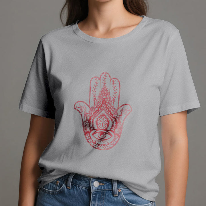 Olivenorma Soft Hamsa cotton T-Shirt