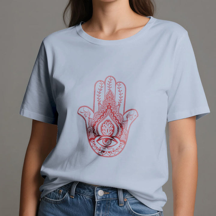 Olivenorma Soft Hamsa cotton T-Shirt