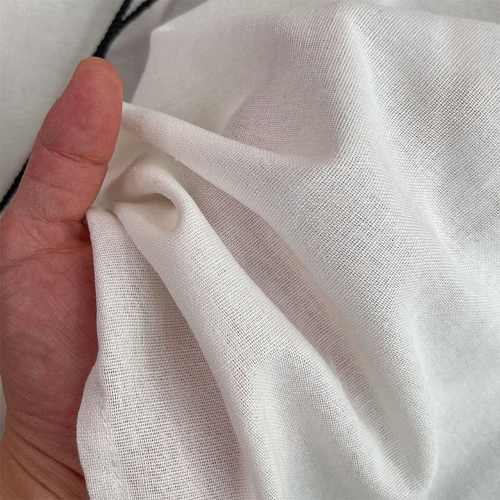 Olivenorma Geometric Totem Embroidery Lantern Sleeve Women's Shirt