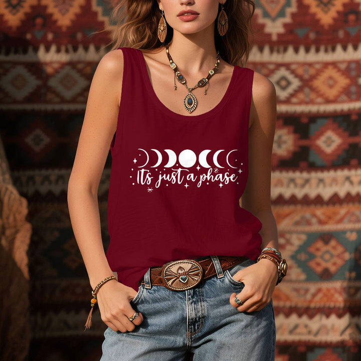 Olivenorma "it's just a phase" Positive Thoughts Soft Comfort Tank T-Shirt - image 11