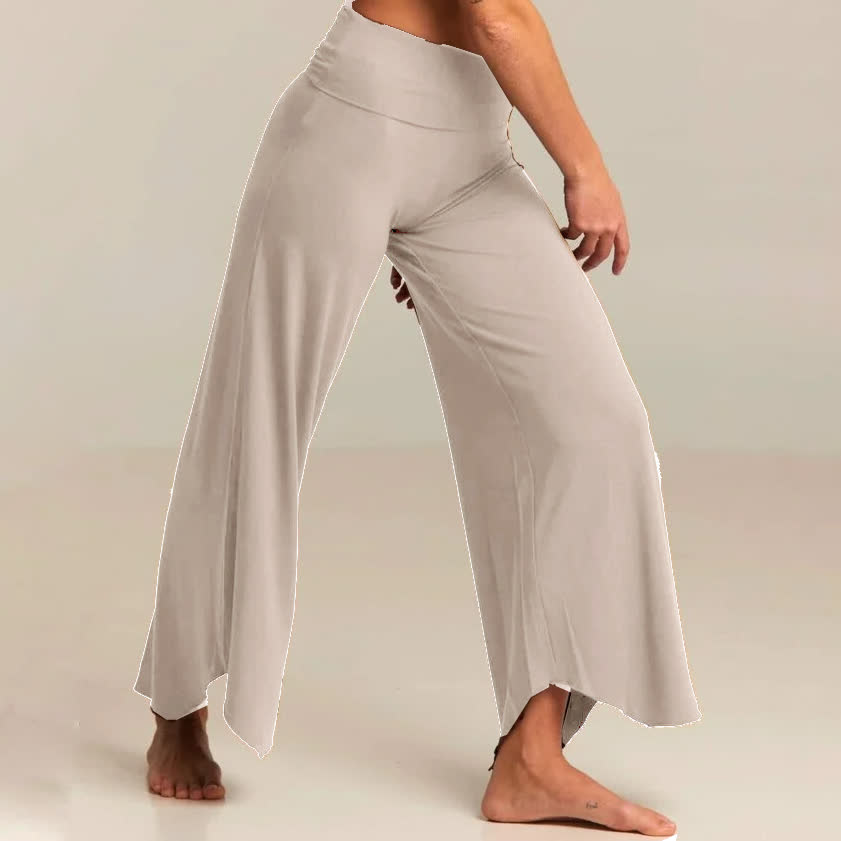 Olivenorma High-Waist Yoga Cropped Flare Pants - Apricot - 2XL - image 24