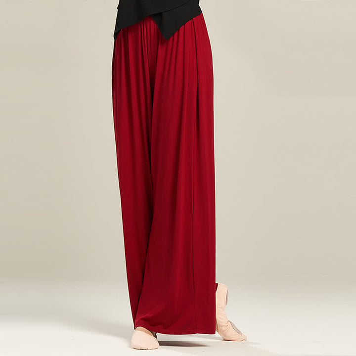 Olivenorma Modal Comfortable Drape Yoga Dance Straight Pants - image 21