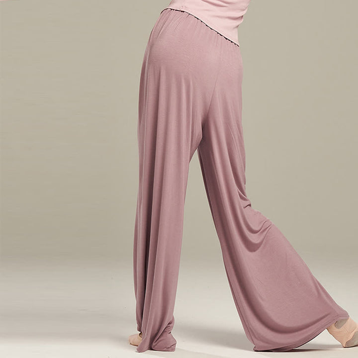 Olivenorma Modal Comfortable Drape Yoga Dance Straight Pants - image 11