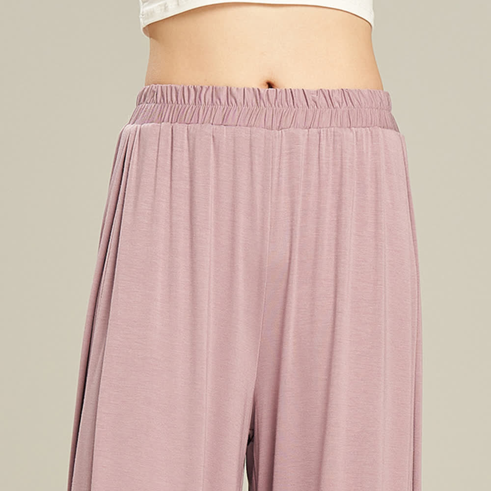 Olivenorma Modal Comfortable Drape Yoga Dance Straight Pants - image 14