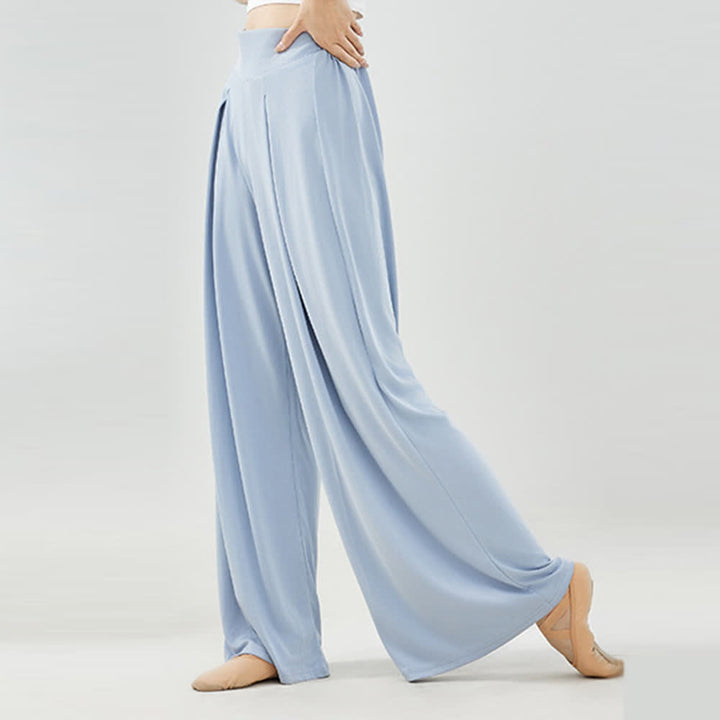 Olivenorma Cuprammonium Rayon Drape Yoga Dance Wide-Leg Pants - image 7