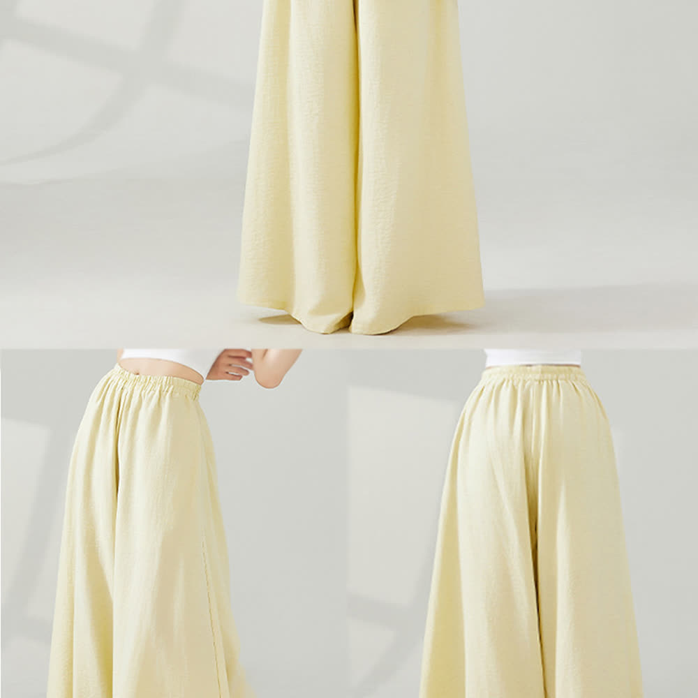 Olivenorma Viscose Drape Yoga Wide-Leg Flared Pants - image 9