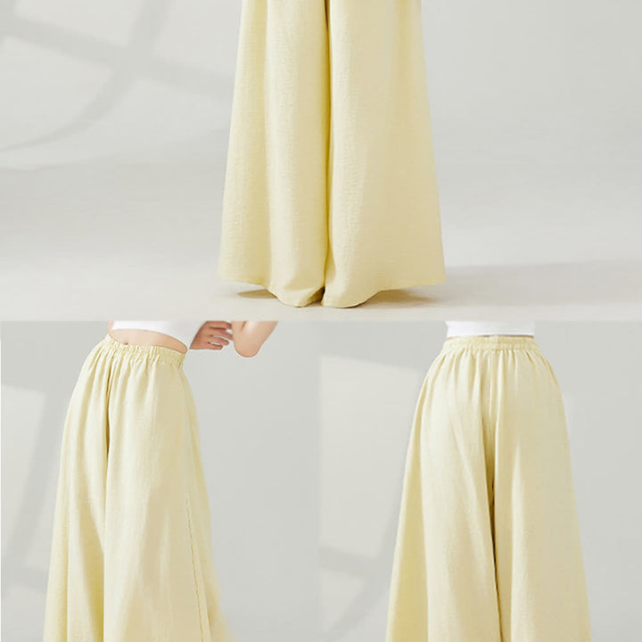 Olivenorma Viscose Drape Yoga Wide-Leg Flared Pants - image 9