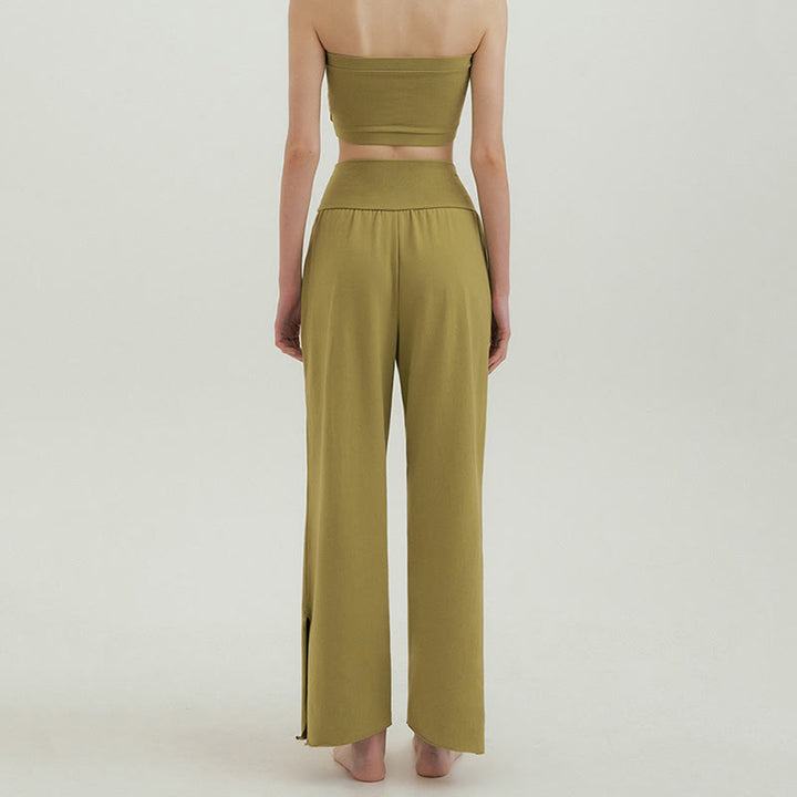 Olivenormafor High Waist Loose Fit Sweatpants Wide Leg Yoga Pants - image 38