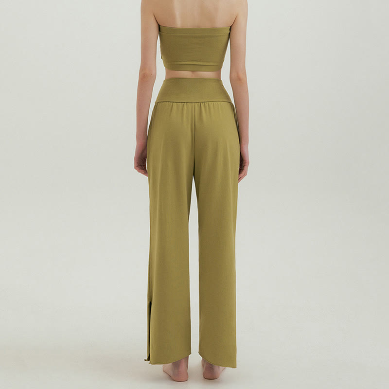 Olivenormafor High Waist Loose Fit Sweatpants Wide Leg Yoga Pants - image 38