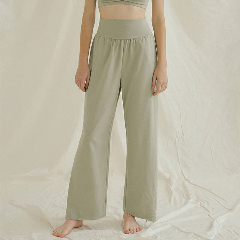 Olivenormafor High Waist Loose Fit Sweatpants Wide Leg Yoga Pants - image 16