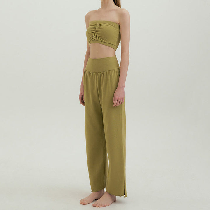 Olivenormafor High Waist Loose Fit Sweatpants Wide Leg Yoga Pants - image 37