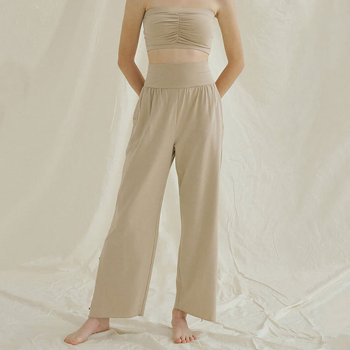 Olivenormafor High Waist Loose Fit Sweatpants Wide Leg Yoga Pants - image 22