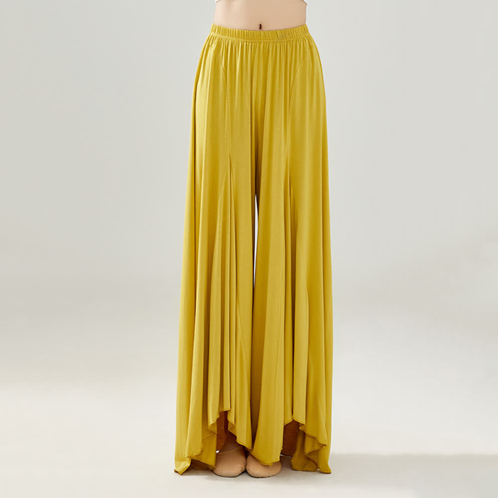 Olivenorma Modal Loose Flowy Ruffle Yoga Pants - image 4