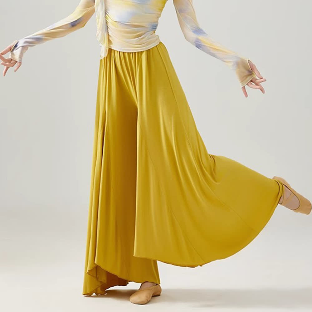 Olivenorma Modal Loose Flowy Ruffle Yoga Pants - image 2