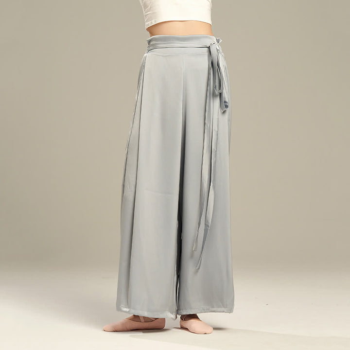 Olivenorma Polyester Flowy Loose Wide-Leg Bandage Yoga Pants - image 11