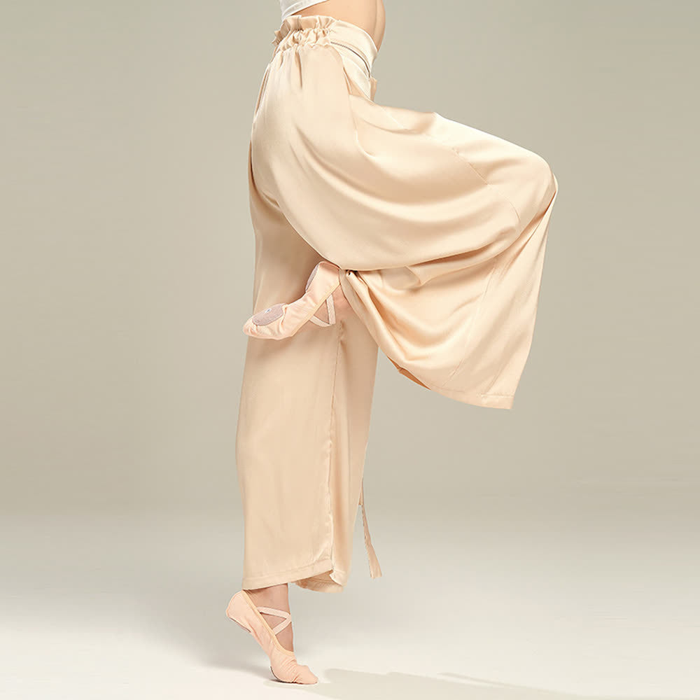 Olivenorma Polyester Flowy Loose Wide-Leg Bandage Yoga Pants - image 2