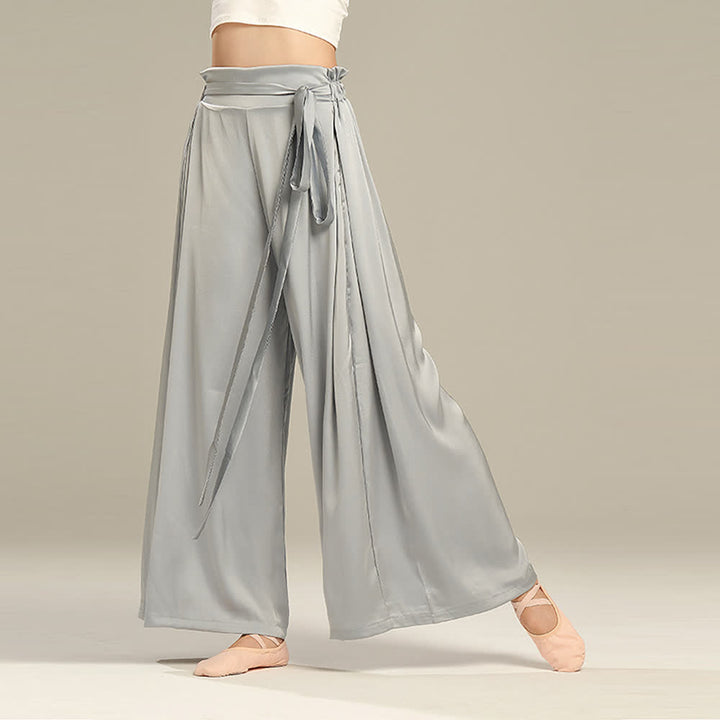 Olivenorma Polyester Flowy Loose Wide-Leg Bandage Yoga Pants - image 10