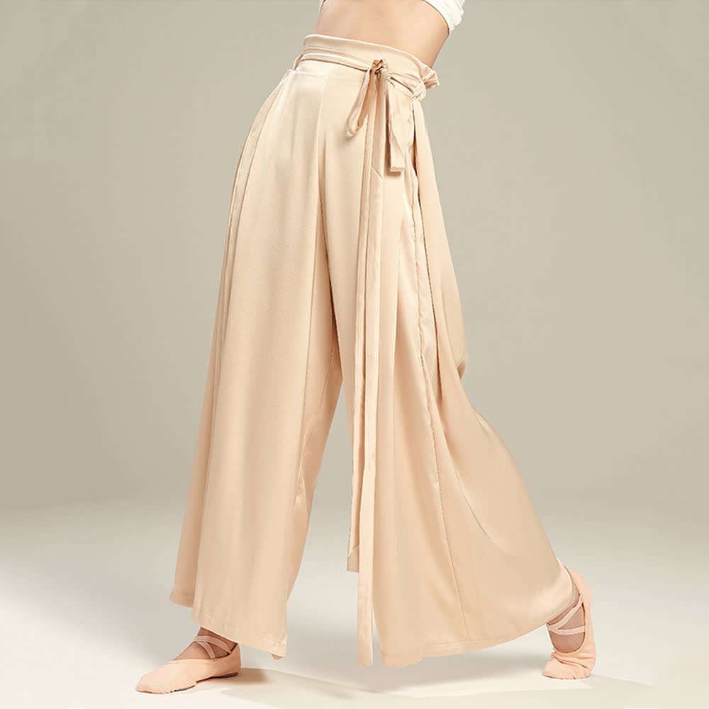 Olivenorma Polyester Flowy Loose Wide-Leg Bandage Yoga Pants - image 3