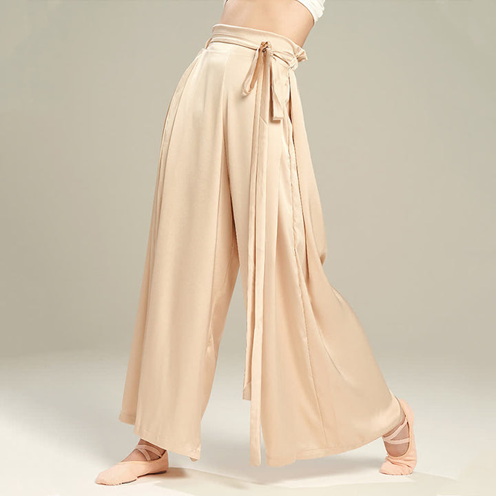 Olivenorma Polyester Flowy Loose Wide-Leg Bandage Yoga Pants - image 3