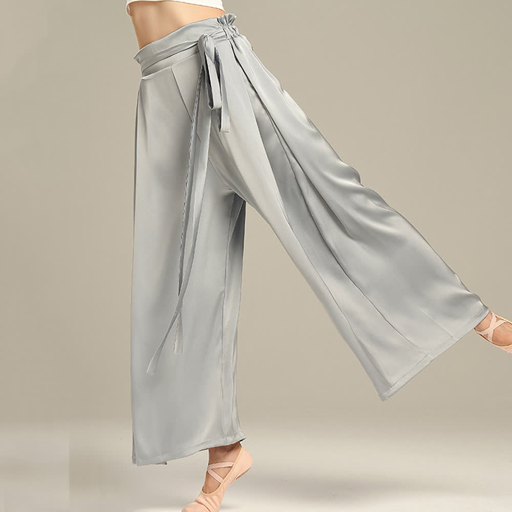 Olivenorma Polyester Flowy Loose Wide-Leg Bandage Yoga Pants - image 12