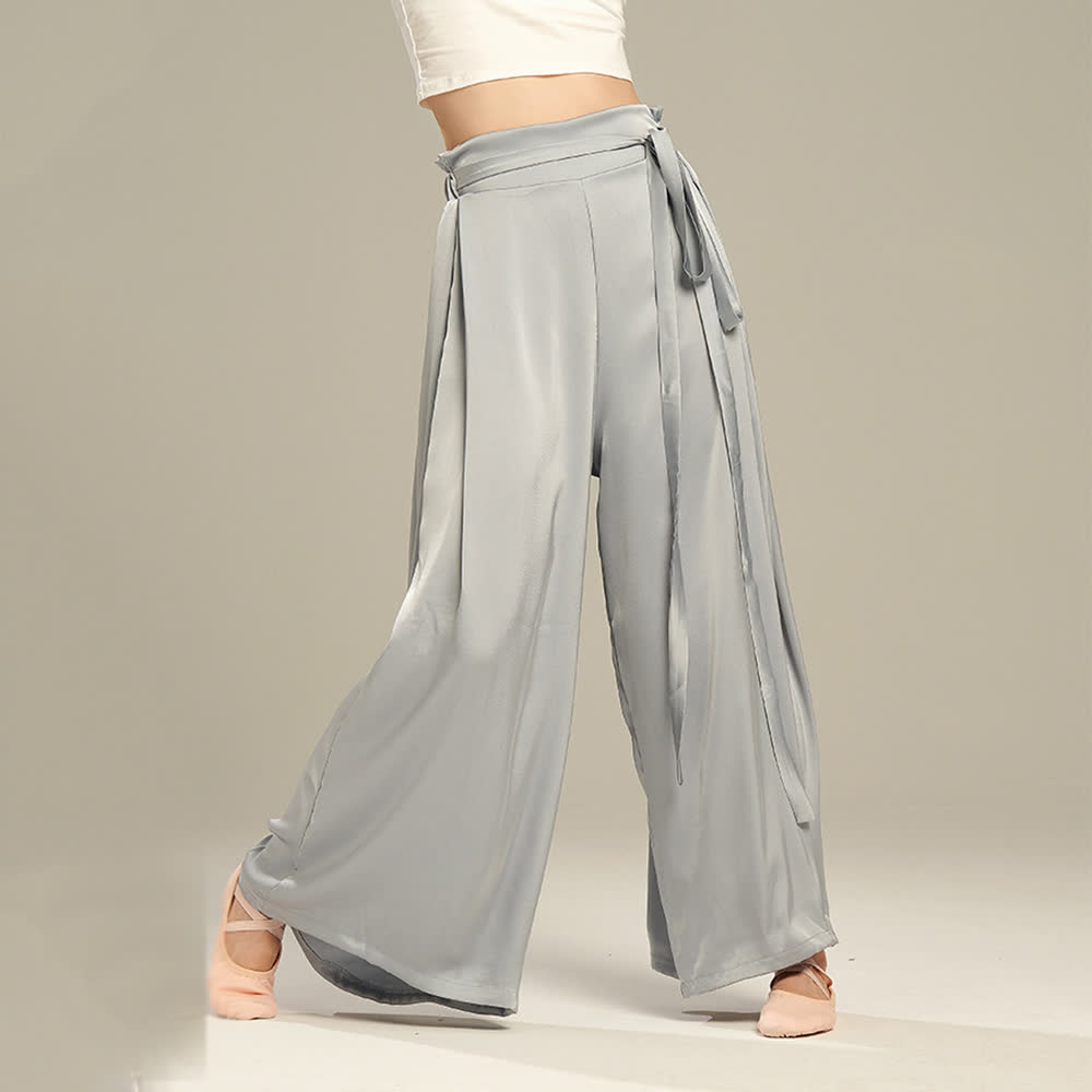 Olivenorma Polyester Flowy Loose Wide-Leg Bandage Yoga Pants - image 9